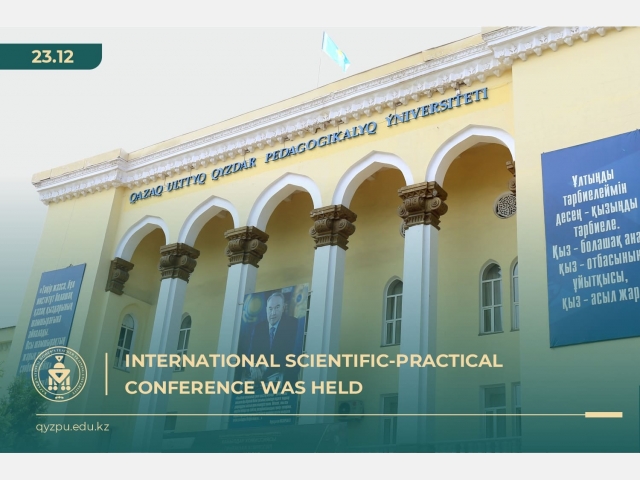 International scientific-practical conference was held