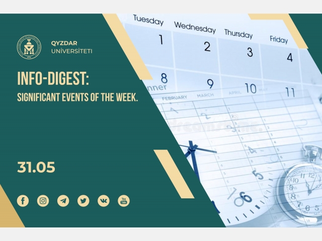 Info-Digest: Significant events of the week. №13