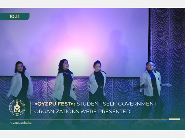 «QyzPU Fest»: Student self-government organizations were presented