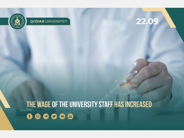 The wage of the university staff has increased
