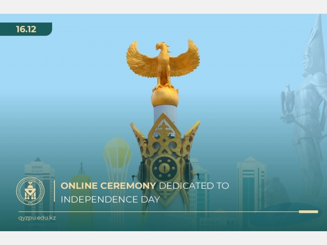 Online ceremony dedicated to Independence Day