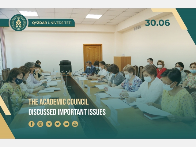 The Academic Council discussed important issues
