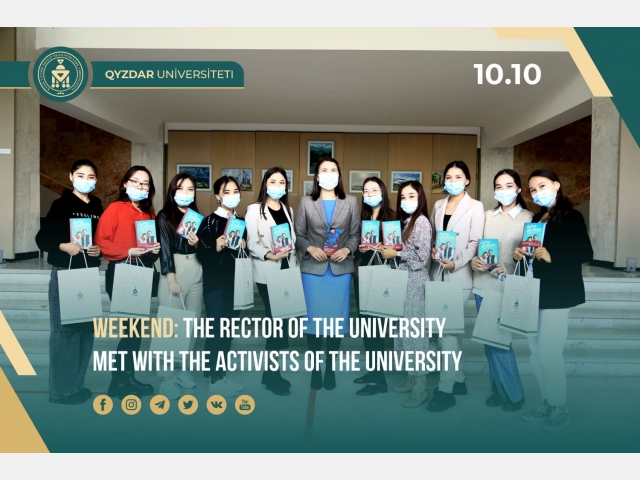 Weekend: The Rector of the University met with the activists of the University (PHOTO)