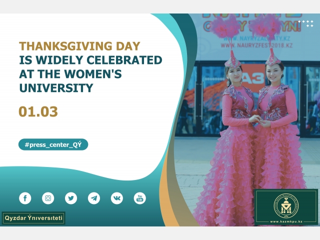 Thanksgiving day is widely celebrated at the Women's university