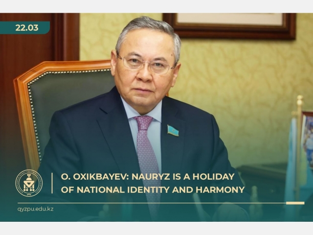 Nauryz is a holiday of national identity and harmony, prosperity and unity