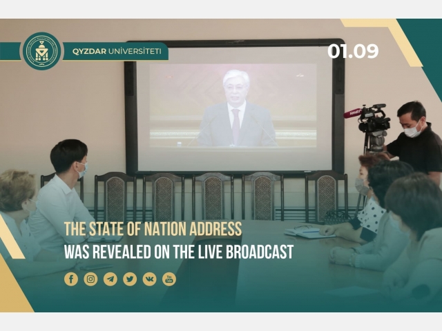 The State of Nation Address was revealed on the live broadcast