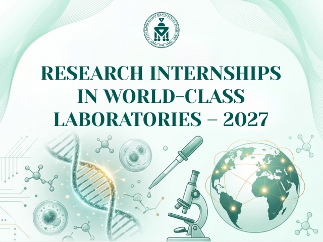 RESEARCH INTERNSHIPS IN WORLD-CLASS LABORATORIES – 2027