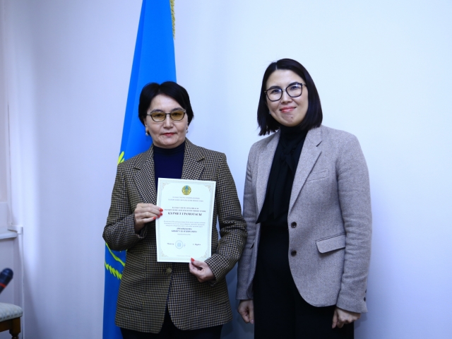 Преподаватели QYZPU награждены Почетной грамотой Министра науки и высшего образования