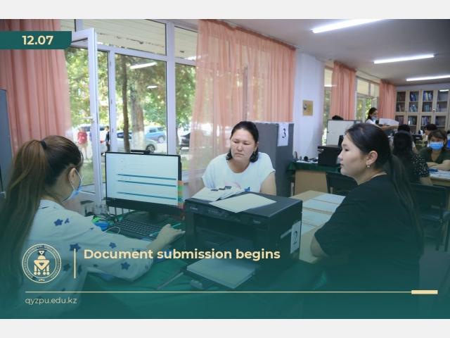 Document submission begins