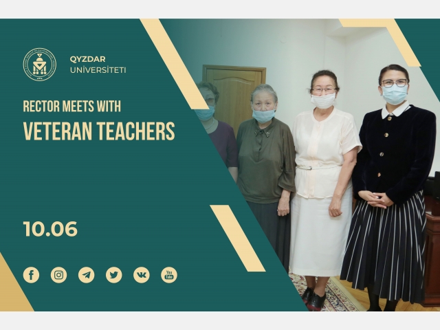 Rector meets with veteran teachers