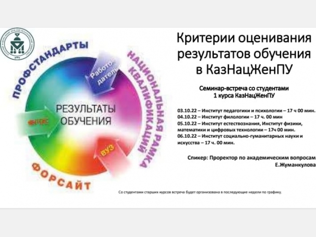 График встреч по академическим вопросам