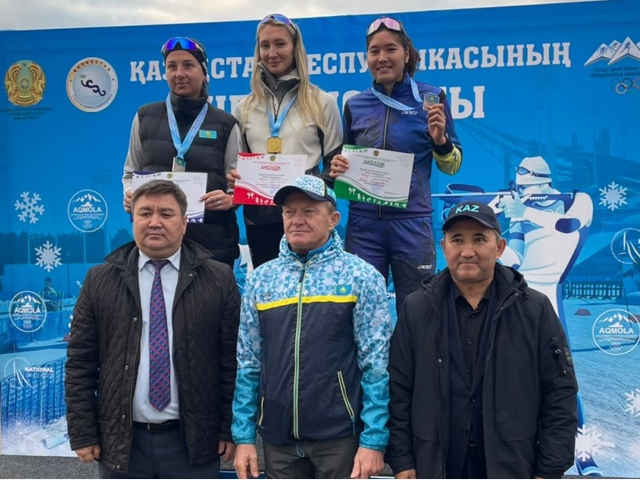 QYZPU student was among the three winners at the Republic Championship in cross-country skiing