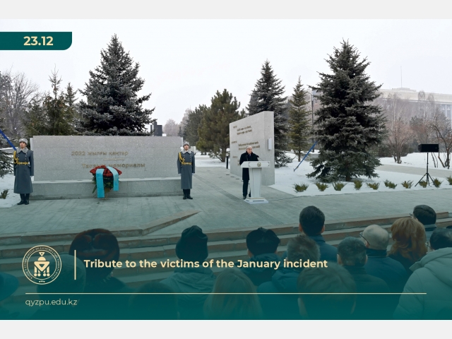 Tribute to the victims of the January incident