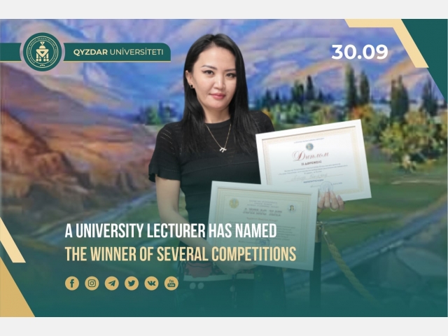 A University lecturer has named the winner of several competitions