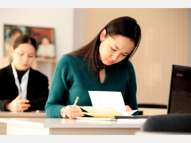 II stage of the Republican contest of research works of students in the specialty «6B03201-Library Science» was held