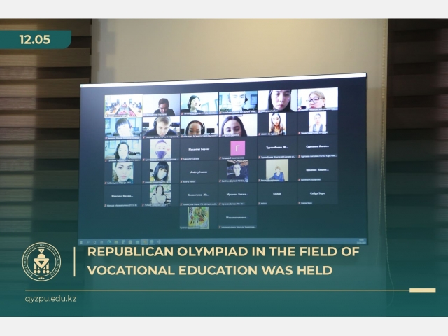 Republican olympiad in the field of vocational education was held