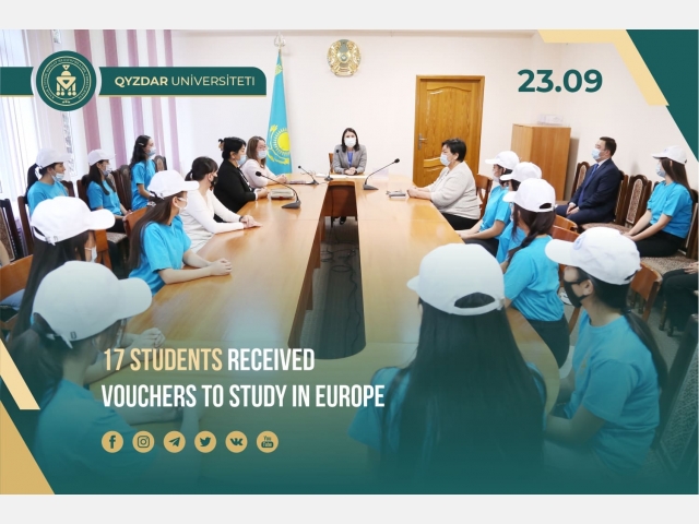 17 students received vouchers to study in Europe