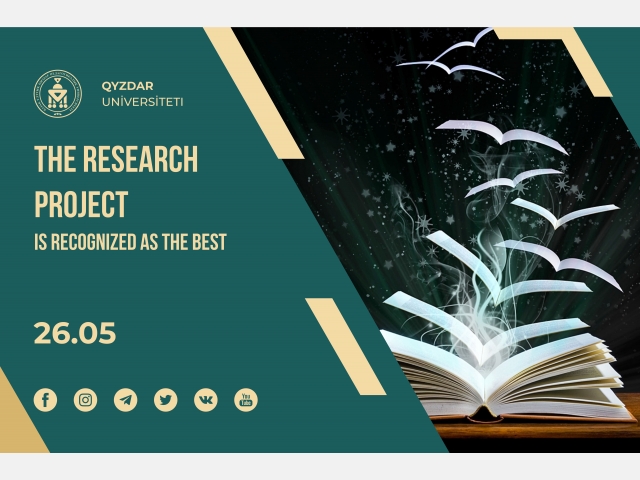 The research project is recognized as the best