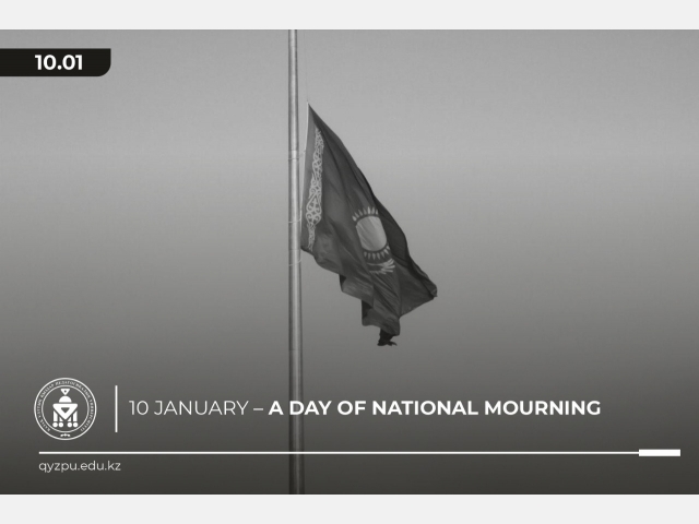 10 January – A Day of National Mourning