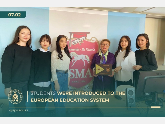 Students were introduced to the European education system
