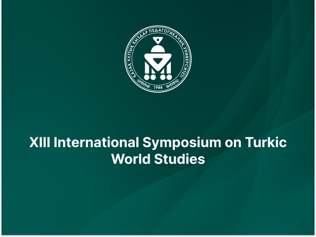 XIII International Symposium on Turkic World Studies