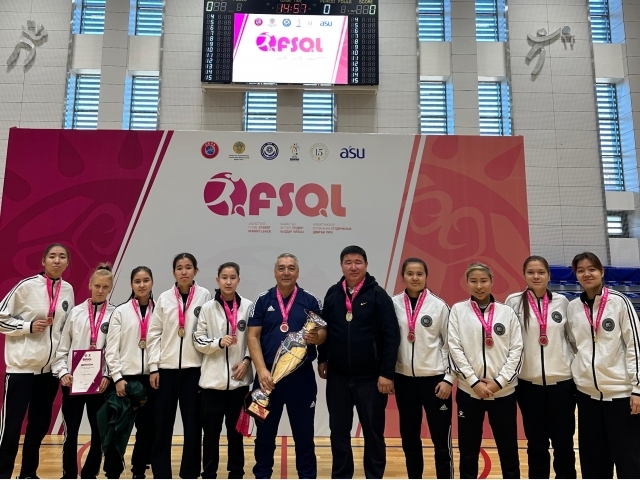 Команда QyzPU – чемпион Студенческой лиги Казахстана по футзалу