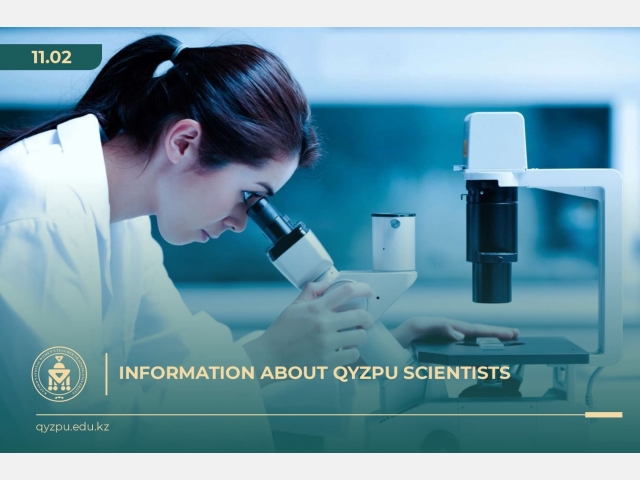 Information about QyzPU scientists