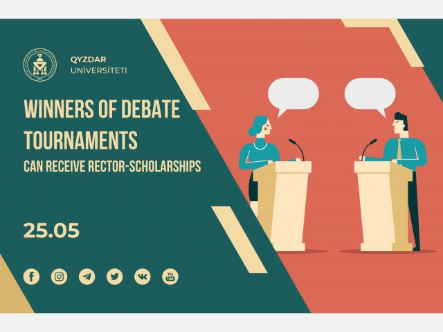 Winners of debate tournaments can receive rector-scholarships
