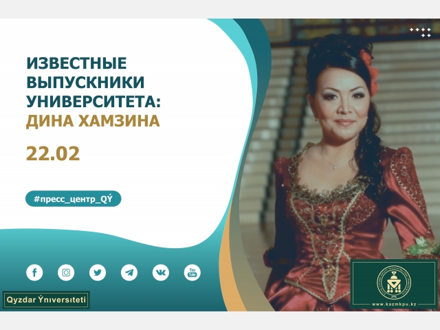 Проект «Известные выпускники уникального университета»: Дина Хамзина