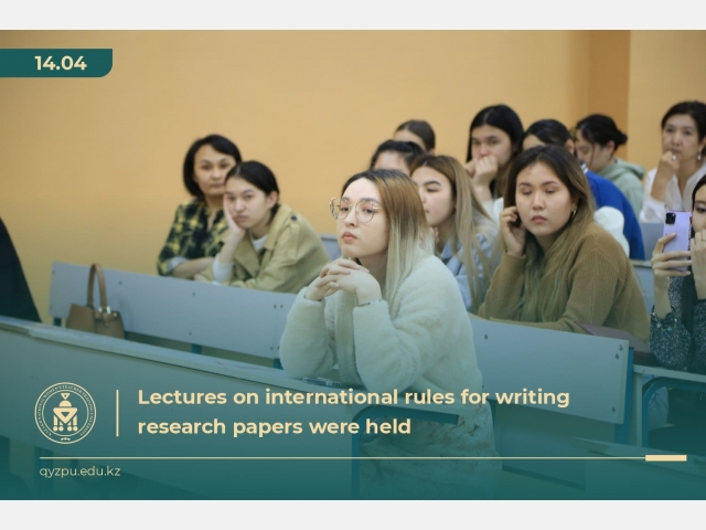 Lectures on international rules for writing research papers were held