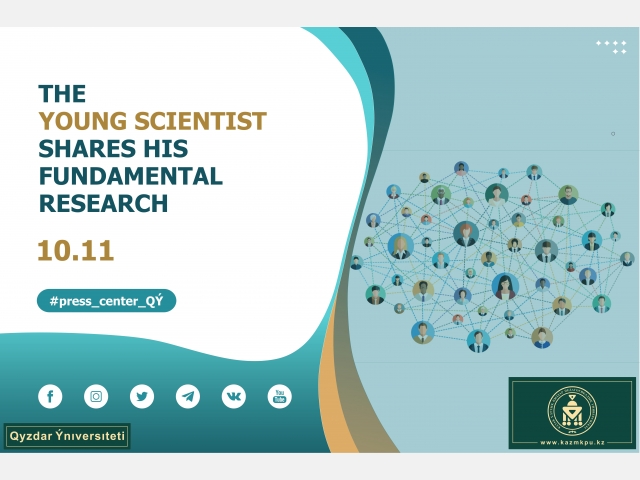 The young scientist shares his fundamental research