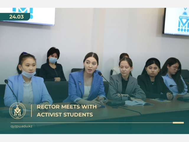 Rector meets with activist students