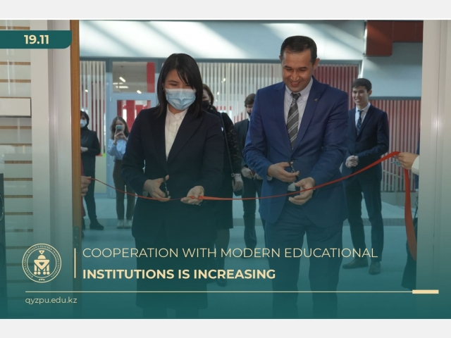 Cooperation with modern educational institutions is increasing