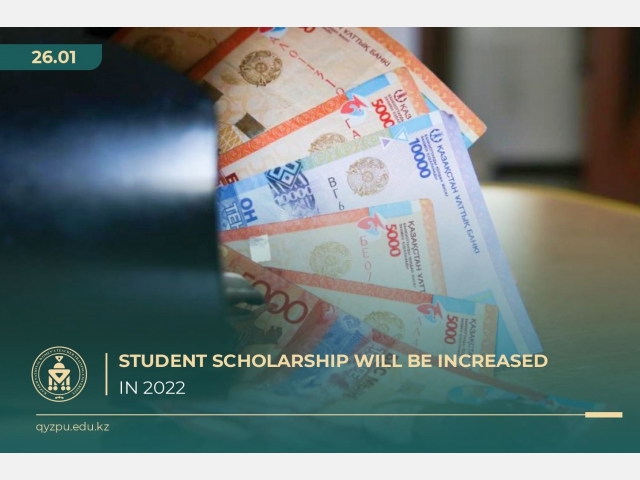 Student scholarship will be increased in 2022