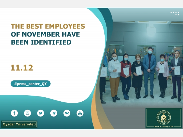 The best employees of November have been identified