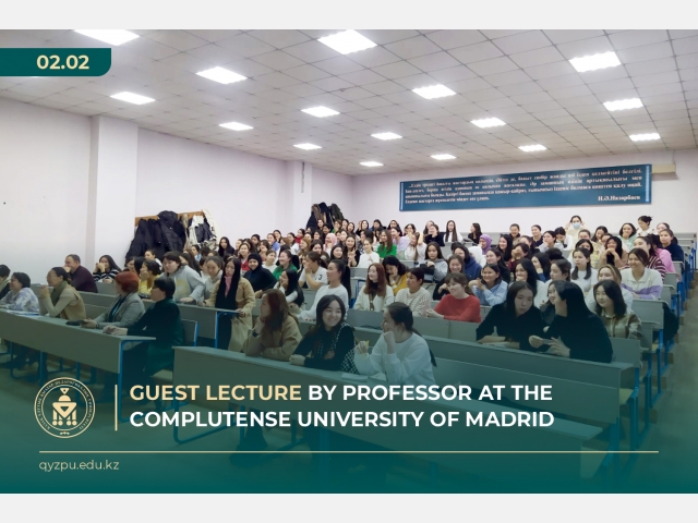 Guest lecture by professor at the Complutense University of Madrid