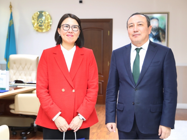 Gulmira Kanai congratulated on the appointment of the new Rector of Abay University