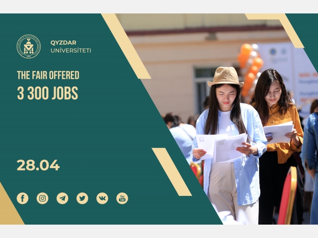 The fair offered 3 300 jobs