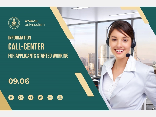 Information Call-center for applicants started working