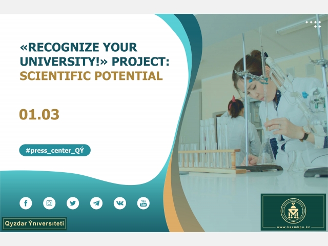 «Recognize your university!» Project: Scientific potential