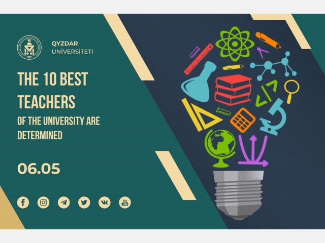 The 10 best teachers of the university are determined