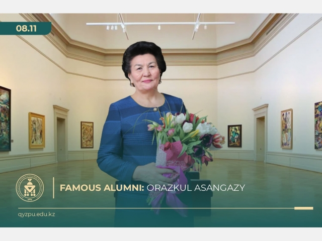 Famous alumni: Orazkul Asangazy