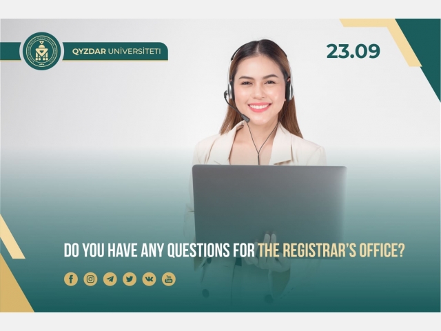 Do you have any questions for the registrar’s office?
