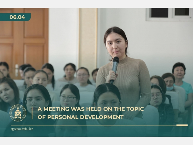 A meeting on the topic of personal development was held
