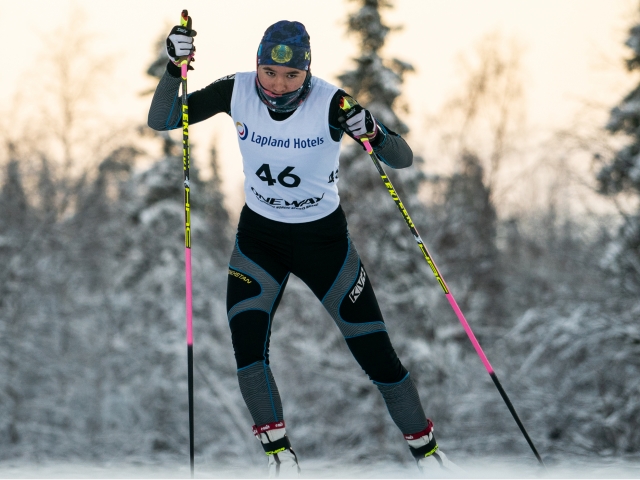 Aisha Rakisheva took 34th position in sprint among 100 elite skiers at the FIS competitions