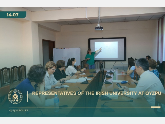 Representatives of the Irish University at QyzPU