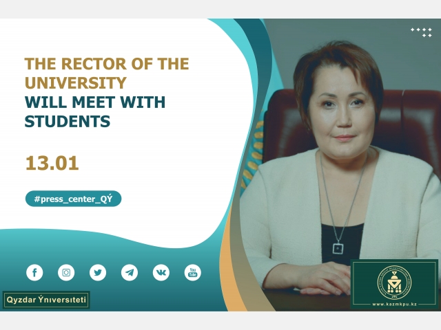 The rector of the university will meet with students