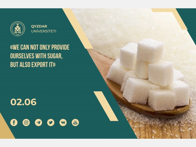 «We can not only provide ourselves with sugar, but also export it»