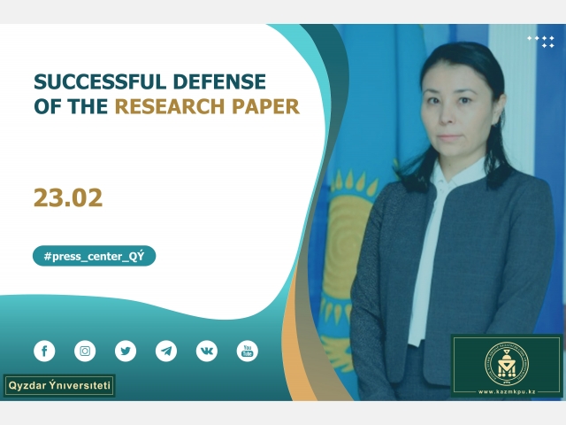 Successful defense of the research paper
