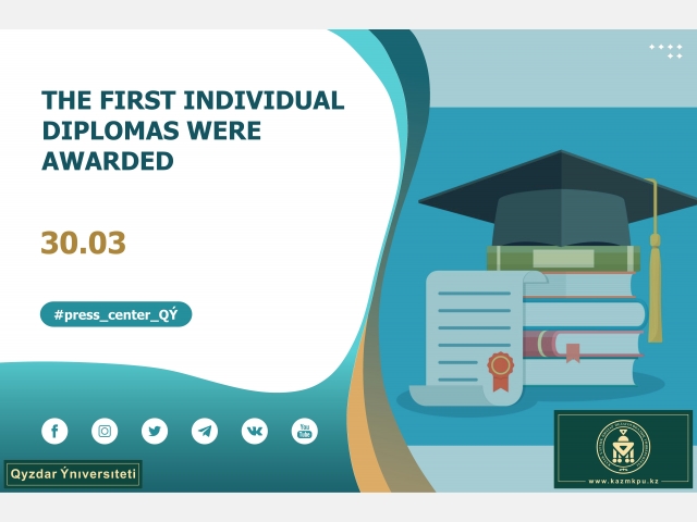 The first individual diplomas were awarded